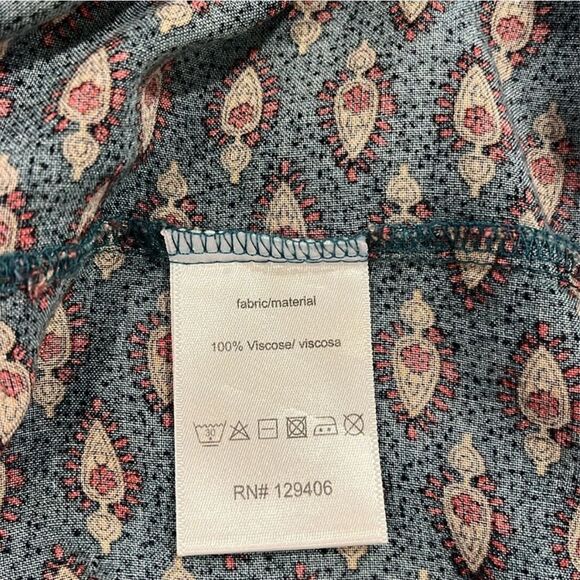 LASCANA VENUS | multicolor bohemian tunic blouse S - Picture 7 of 9